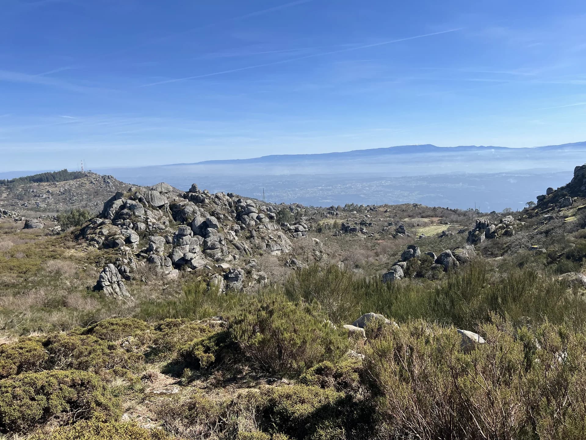 Vista panorâmica da Serra do Caramulo