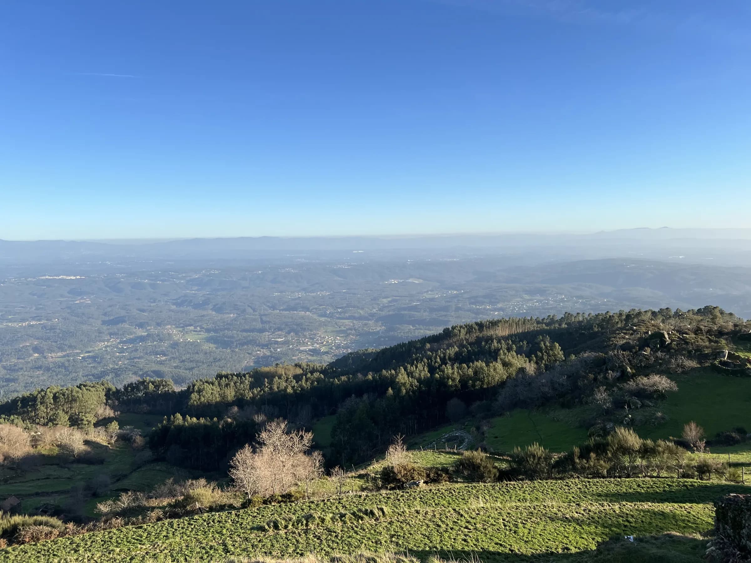 Vista panorâmica da Serra do Caramulo